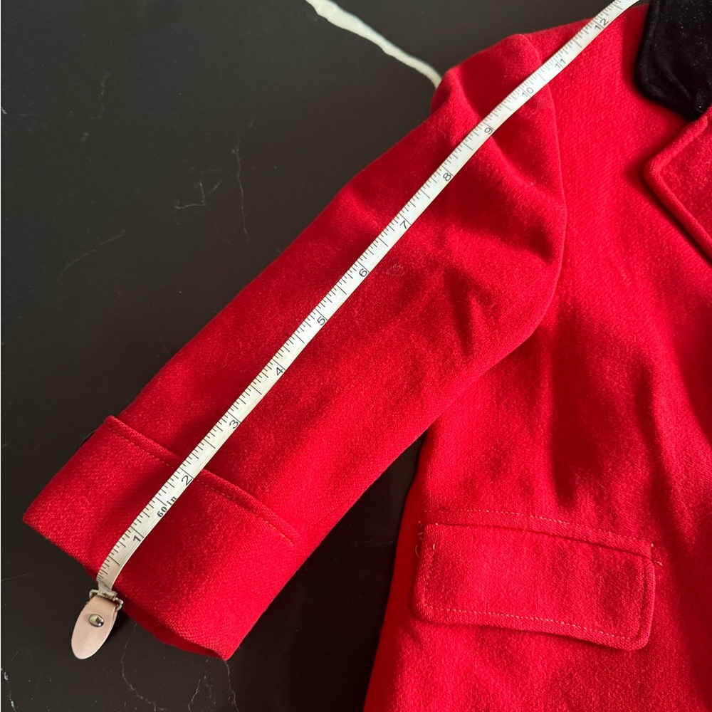 Vintage Classic Red Kids Coat - Picture 7 of 7